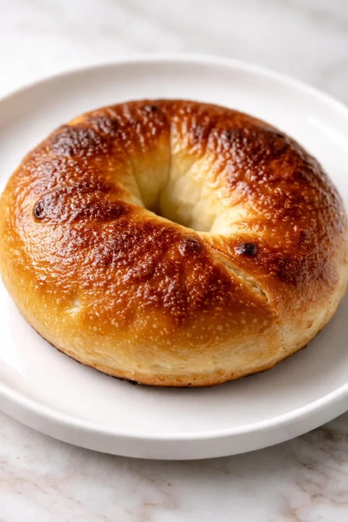 Golden brown cottage cheese flagels piled on a cooling rack, their chewy, bagel-like texture visible with everything bagel seasoning on top.