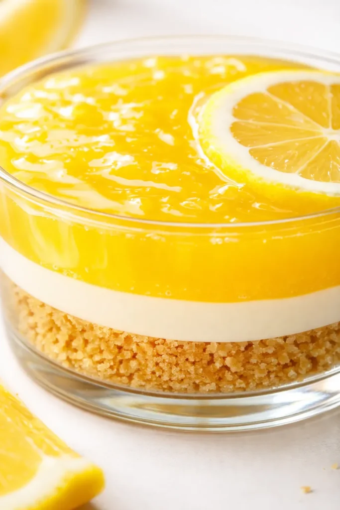 Lemon lush trifle with stable layers of tangy lemon curd, soft sponge, and fluffy whipped cream, no soggy bottom.