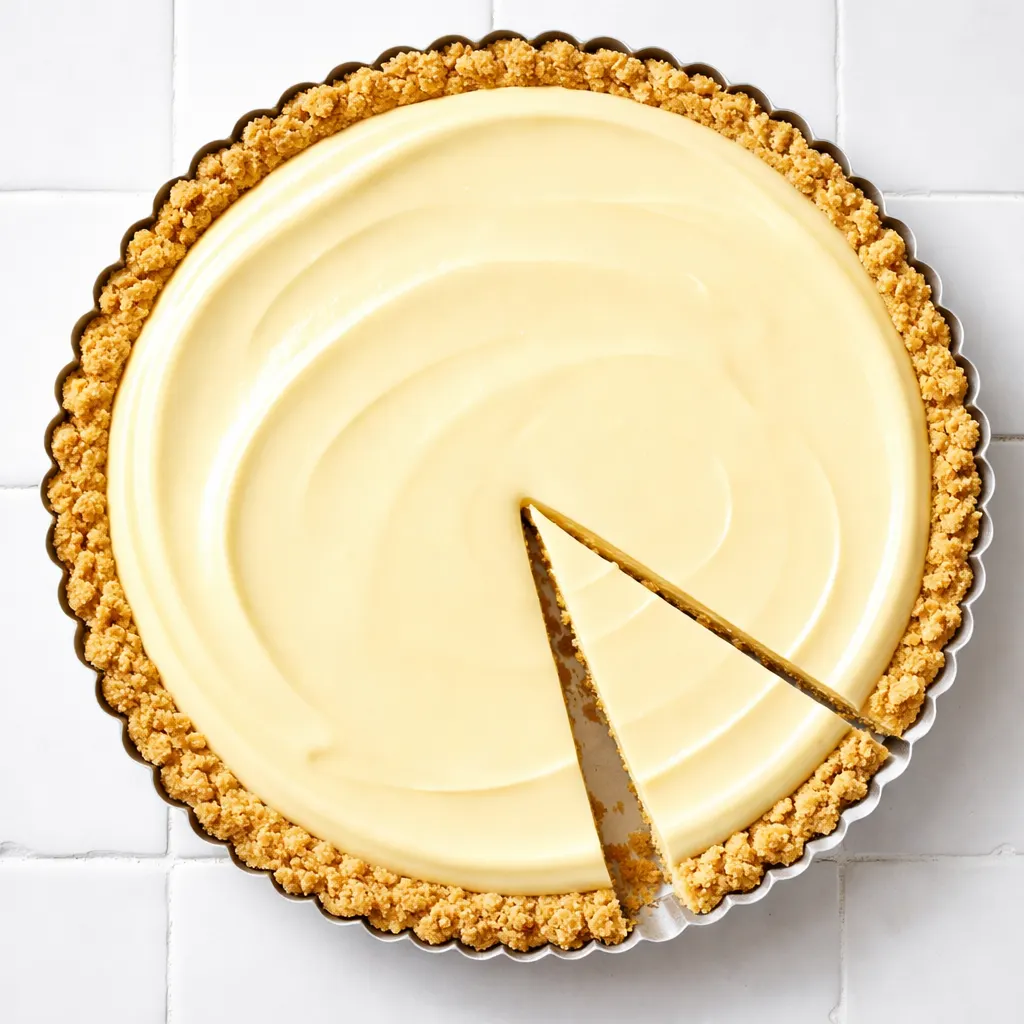 Mixing creamy lemon curd and fresh blueberries in a bowl for a no-bake tart filling