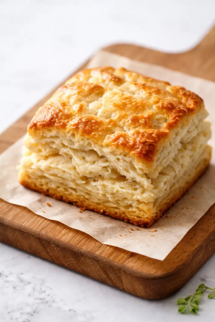 Golden brown buttermilk scones with flaky layers, slightly cracked tops, and a tender crumb, perfect for breakfast or tea.