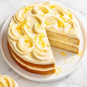 Slicing into a lemon velvet cake with lemon cream cheese frosting, revealing tender buttermilk layers.